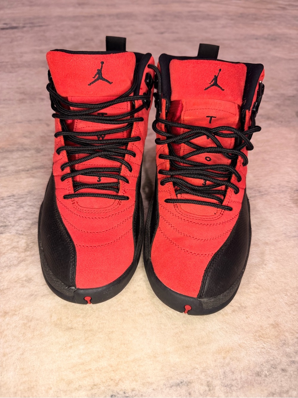 Air Jordan 12 Retro ‘Reverse Flu Game’ Varsity Red Black - size 10.5 (w/OG Box)